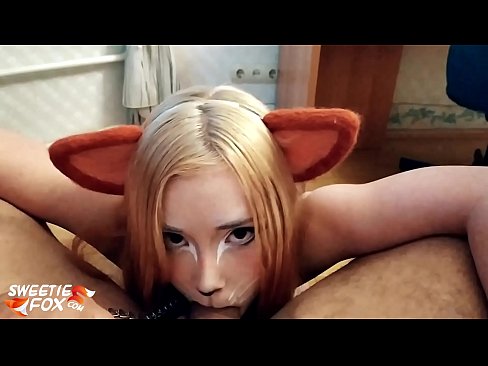❤️ Kitsune κατάποση κόκορας και σπέρμα στο στόμα της ️❌ Σεξ ❌
